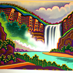 High Res 50 Steps - Waterfalls