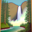 Low Res 20 Steps - Waterfalls